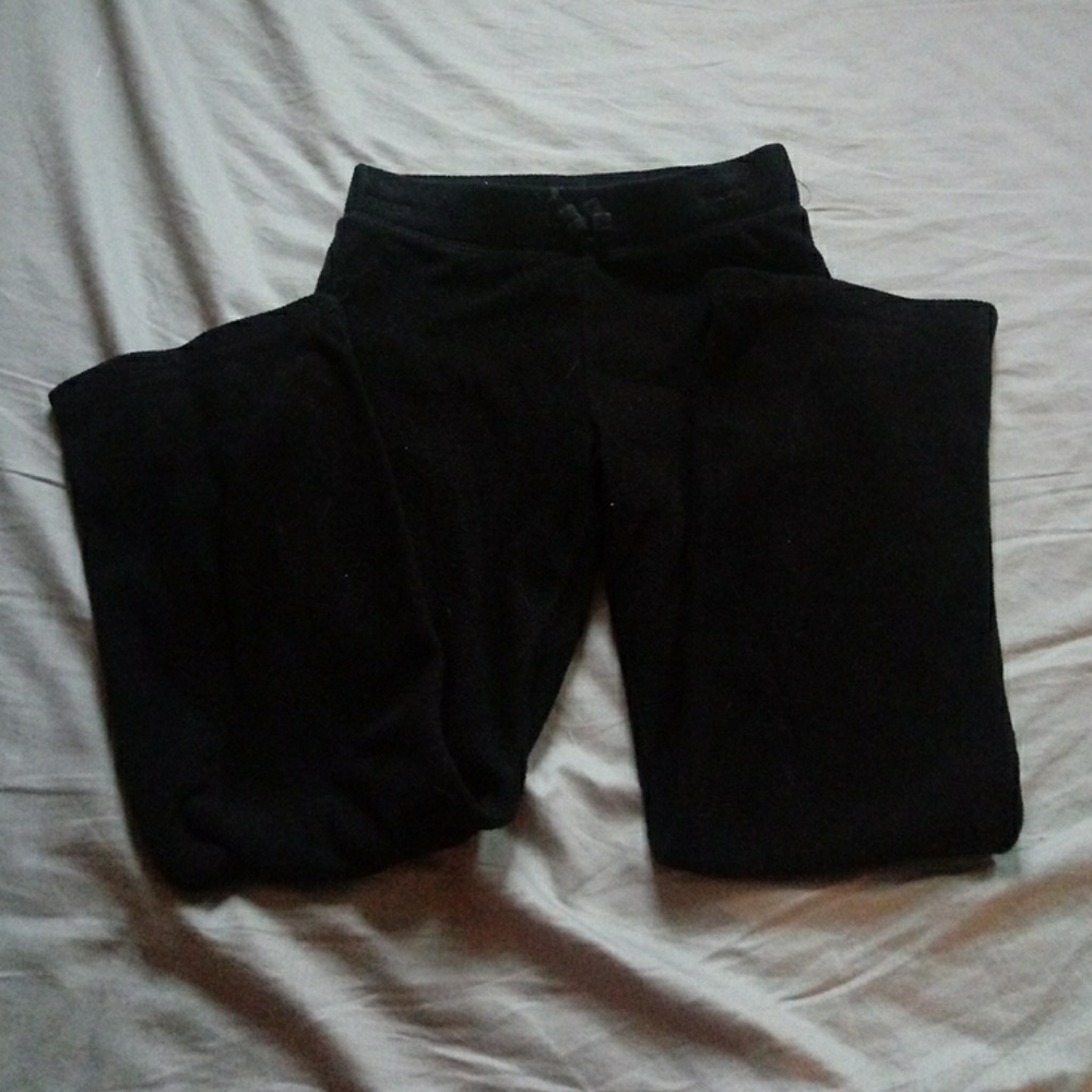 Children’s Place Black Fleece Pants – Size 6X/7